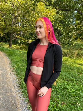 LiteFit jacket, supplex - Miatre - 120cm - Musta